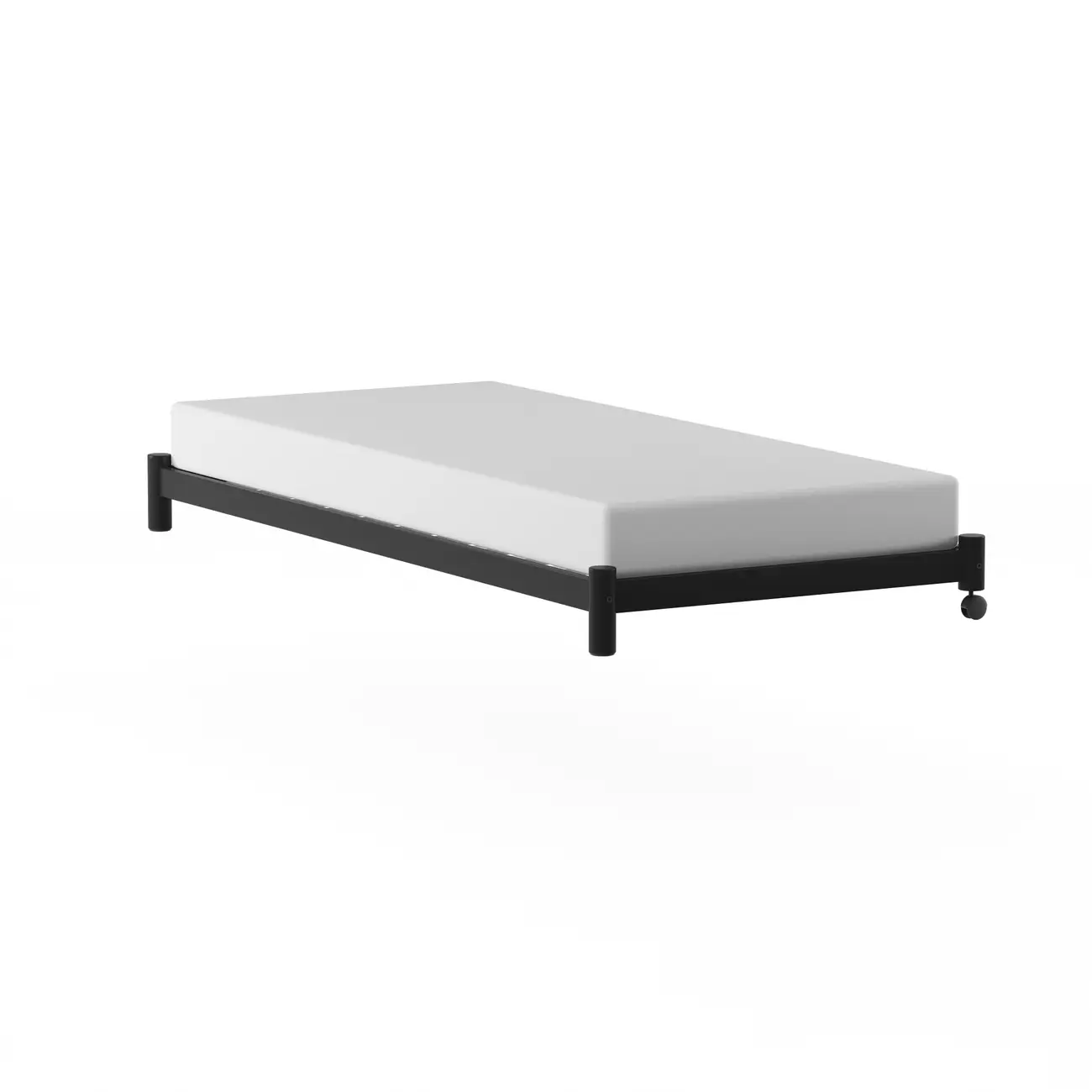 CAMA DE SOLTEIRO INFERIOR 78 CM FLAT - PRETO - Foto 5