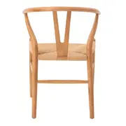 CADEIRA DE JANTAR WISHBONE - AMÊNDOA/FIBRA CLARA - Foto 5