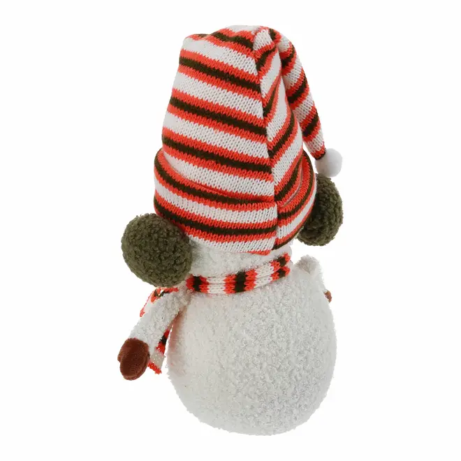ADORNO BONECO DE NEVE 27 CM SANTA ROCKS - BRANCO/VERMELHO - Foto 7