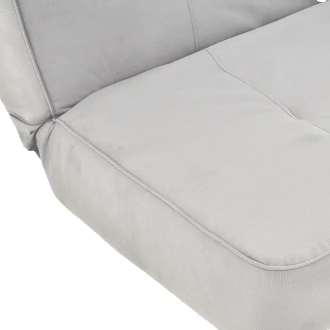 SOFÁ-CAMA 3 LUGARES OTO - DOUCEUR CINZA CLARO - Foto 9
