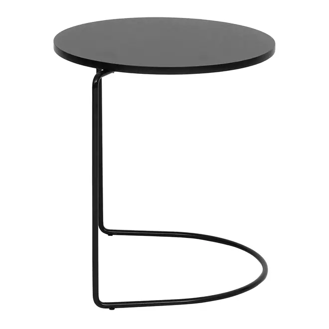 MESA LATERAL CONJUNTO COM 2 PEÇAS LOOP - PRETO/PRETO - Foto 8