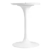 BASE DE MESA DE JANTAR CENTRAL REDONDA AU 90 CM TULIPE - BRANCO BRILHANTE - Foto 2