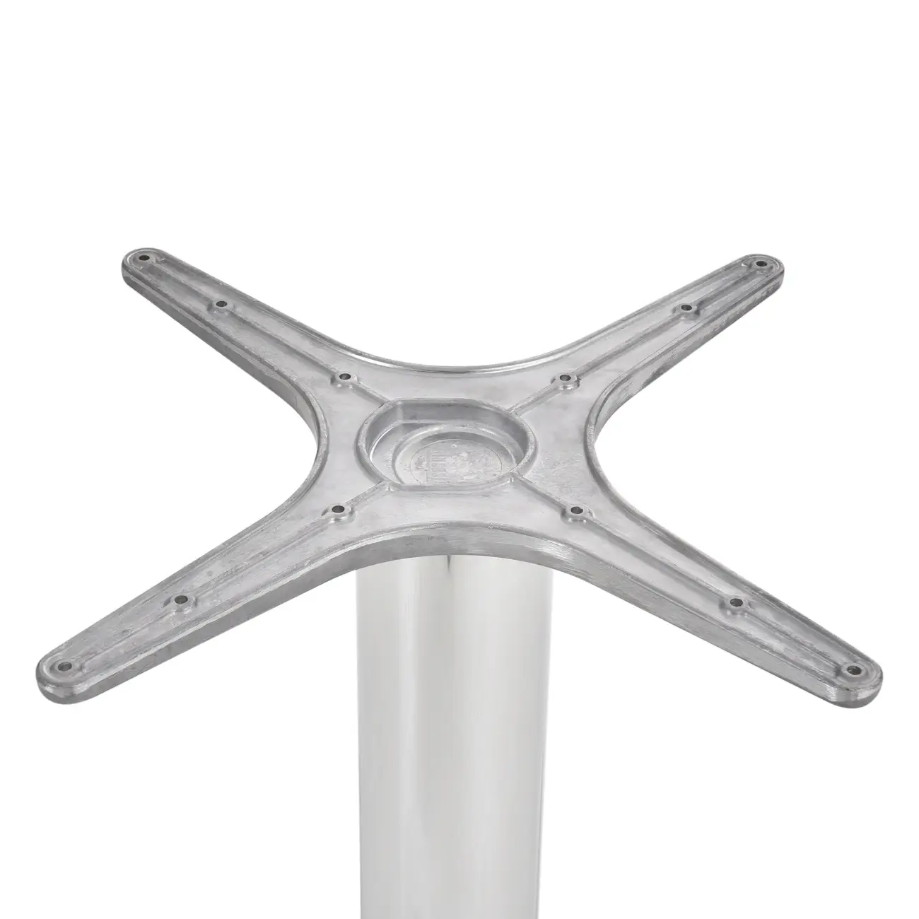 MESA OVAL 1,60 M X 90 CM HERON - ALUMÍNIO/PAU FERRO - Foto 6