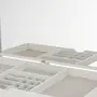 PENTEADEIRA COM ESPELHO 1,13 M X 55 CM REVEAL - BRANCO/PRATA - Foto 9