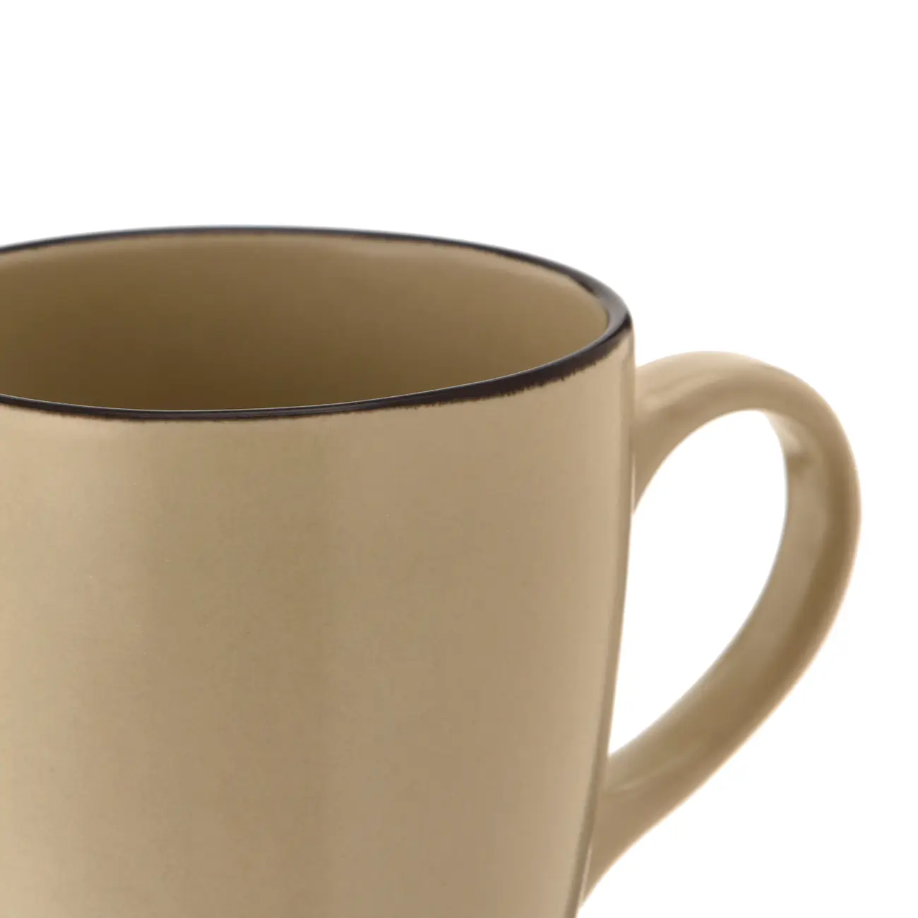 CANECA 400 ML CIRKEL - NATURAL/PRETO - Foto 4