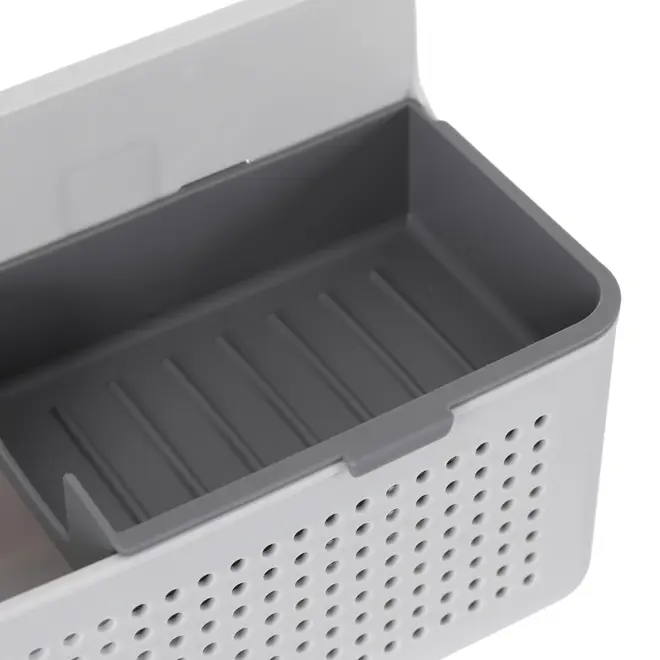 ORGANIZADOR ADESIVO PAREDE/ARMÁRIO 25 CM UTILE - FLANDRES/KONKRET - Foto 11