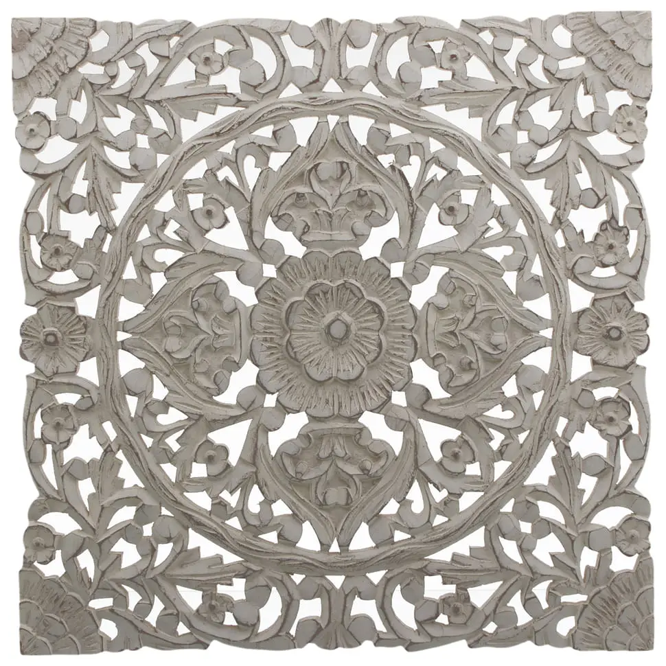 ADORNO DE PAREDE DANS LA FENÊTRE ROSE - BRANCO - Foto 1