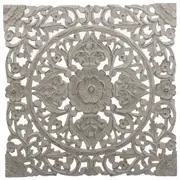 ADORNO DE PAREDE DANS LA FENÊTRE ROSE - BRANCO - Foto 1