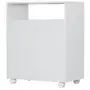 ARMÁRIO PARA LAVANDERIA BAIXO 2 PORTAS COM RODÍZIOS ALL WEEK - BRANCO - Foto 2