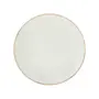 PRATO PARA SOBREMESA AURUM - BRANCO/OURO - Foto 1