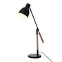 LUMINÁRIA DE MESA FRONT LIGHT - PRETO/FAIA - Foto 2