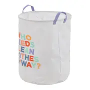 CESTO PARA ROUPAS WHO NEEDS CLEAN - BRANCO/CORES CALEIDOCOLOR - Foto 2