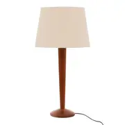 LUMINÁRIA DE MESA MOG C/CUP P CURVES - NOZES/NATURAL - Foto 2