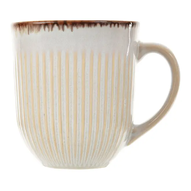 CANECA 380 ML VERSAILLES - CINZA/MARROM - Foto 1