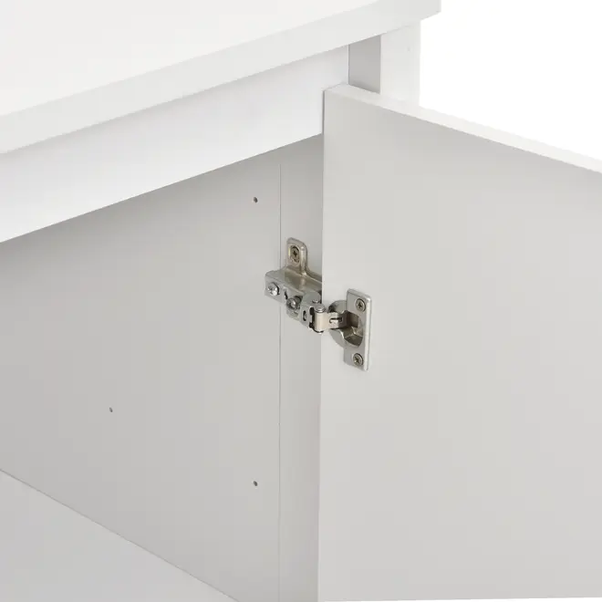 CÔMODA 4 GAVETAS/1 PORTA 1,22 M X 50 CM MON DIEU - BRANCO - Foto 10