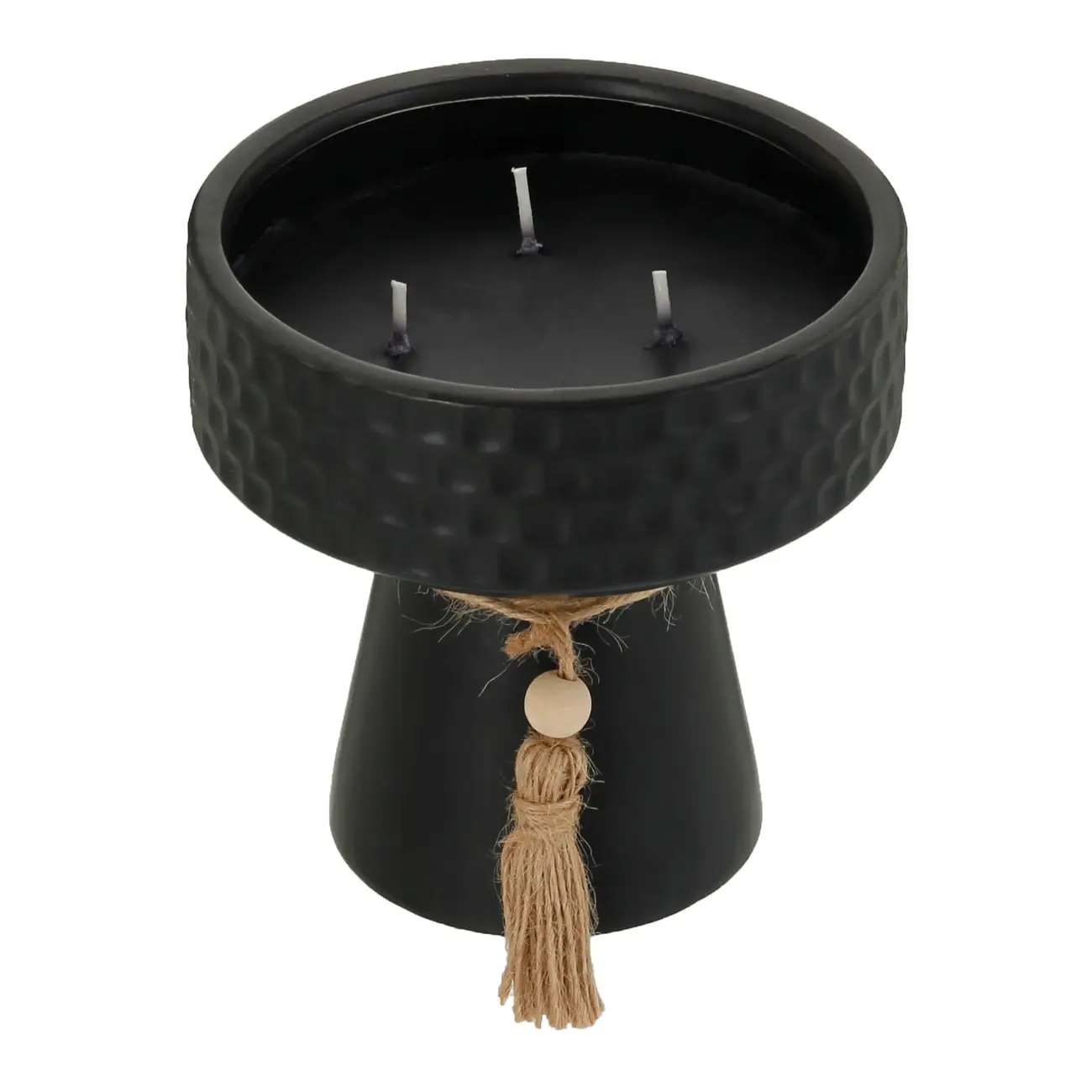 VELA POTE AGOJIE - PRETO/NATURAL - Foto 3