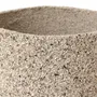 CACHEPÔ 18 CM CASCALHO - FIBRA CLARA/ BRANCO - Foto 4