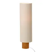 LUMINÁRIA DE CHÃO GRACILE - AMÊNDOA/NATURAL - Foto 3