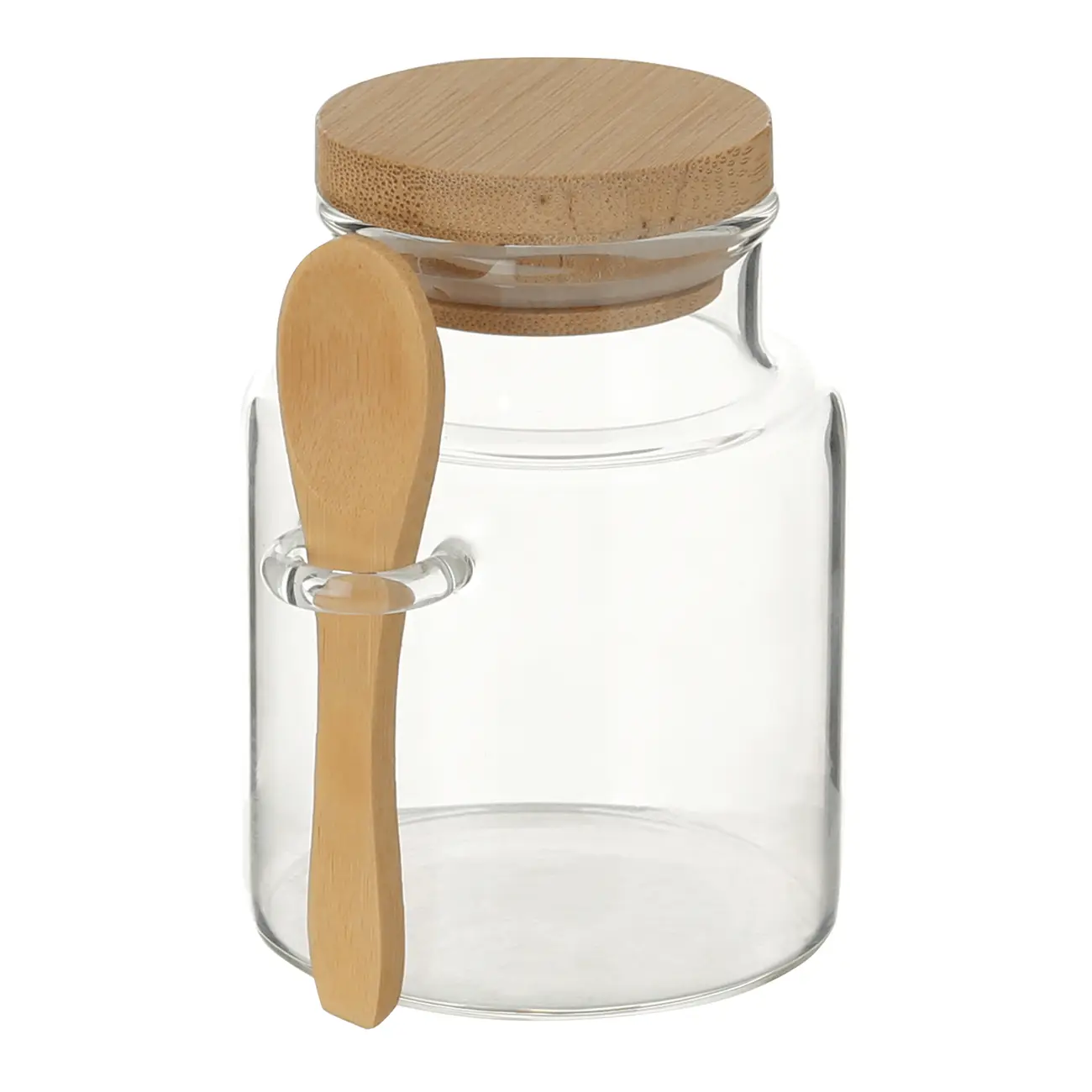 POTE 250 ML BAMBOO BORO - INCOLOR/BAMBU - Foto 2