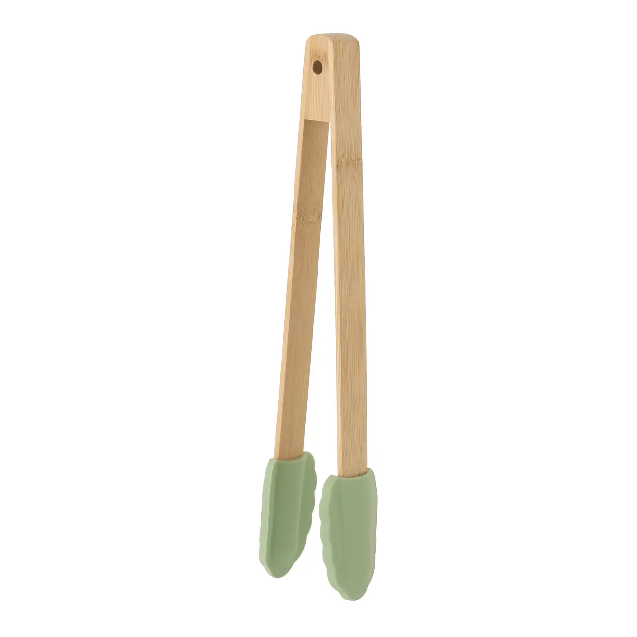 PINÇA MULTIUSO 32 CM SILIBOO - BAMBU/SÁLVIA - Foto 3