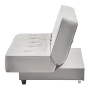 SOFÁ-CAMA 3 LUGARES OTO - DOUCEUR CINZA CLARO - Foto 3
