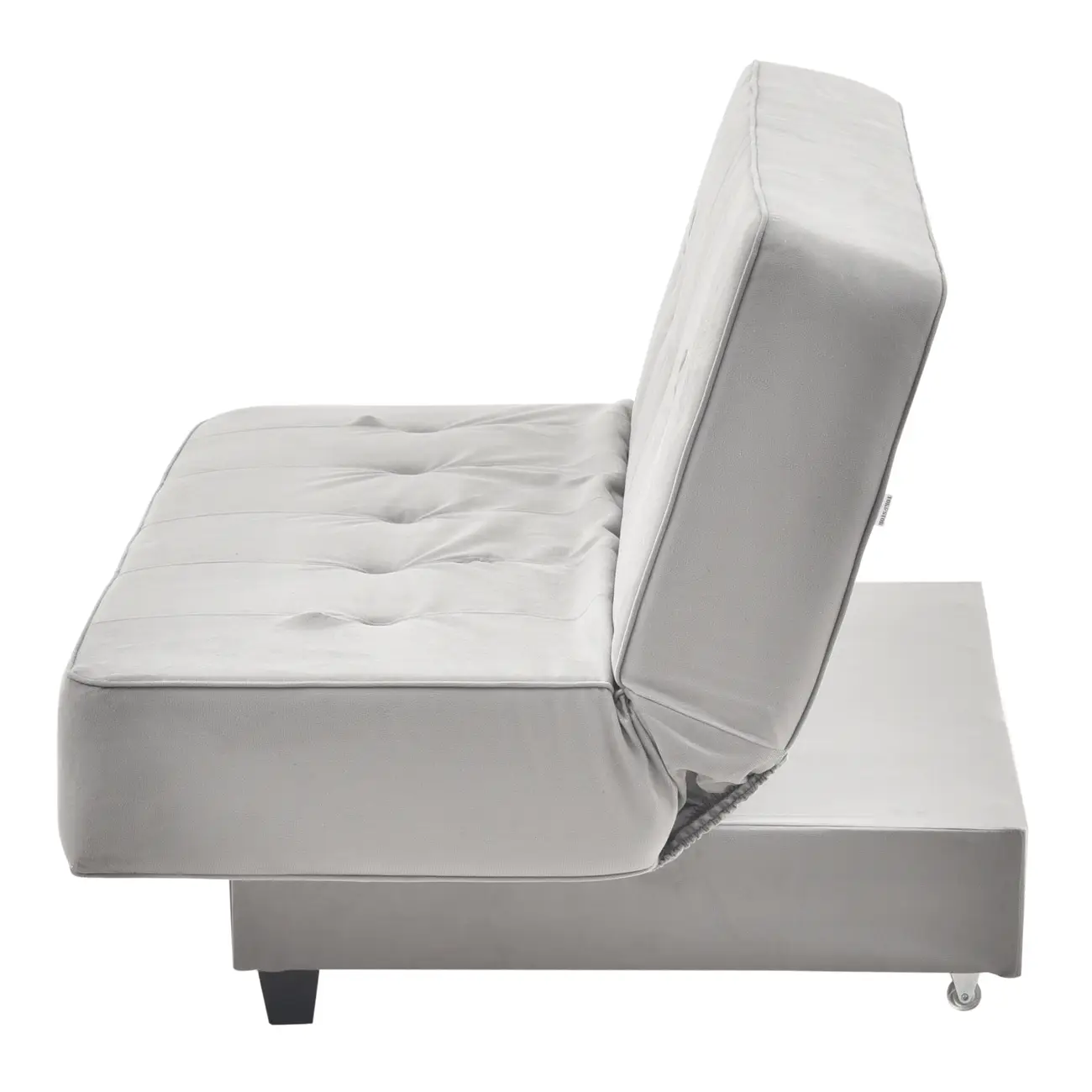 SOFÁ-CAMA 3 LUGARES OTO - DOUCEUR CINZA CLARO - Foto 3