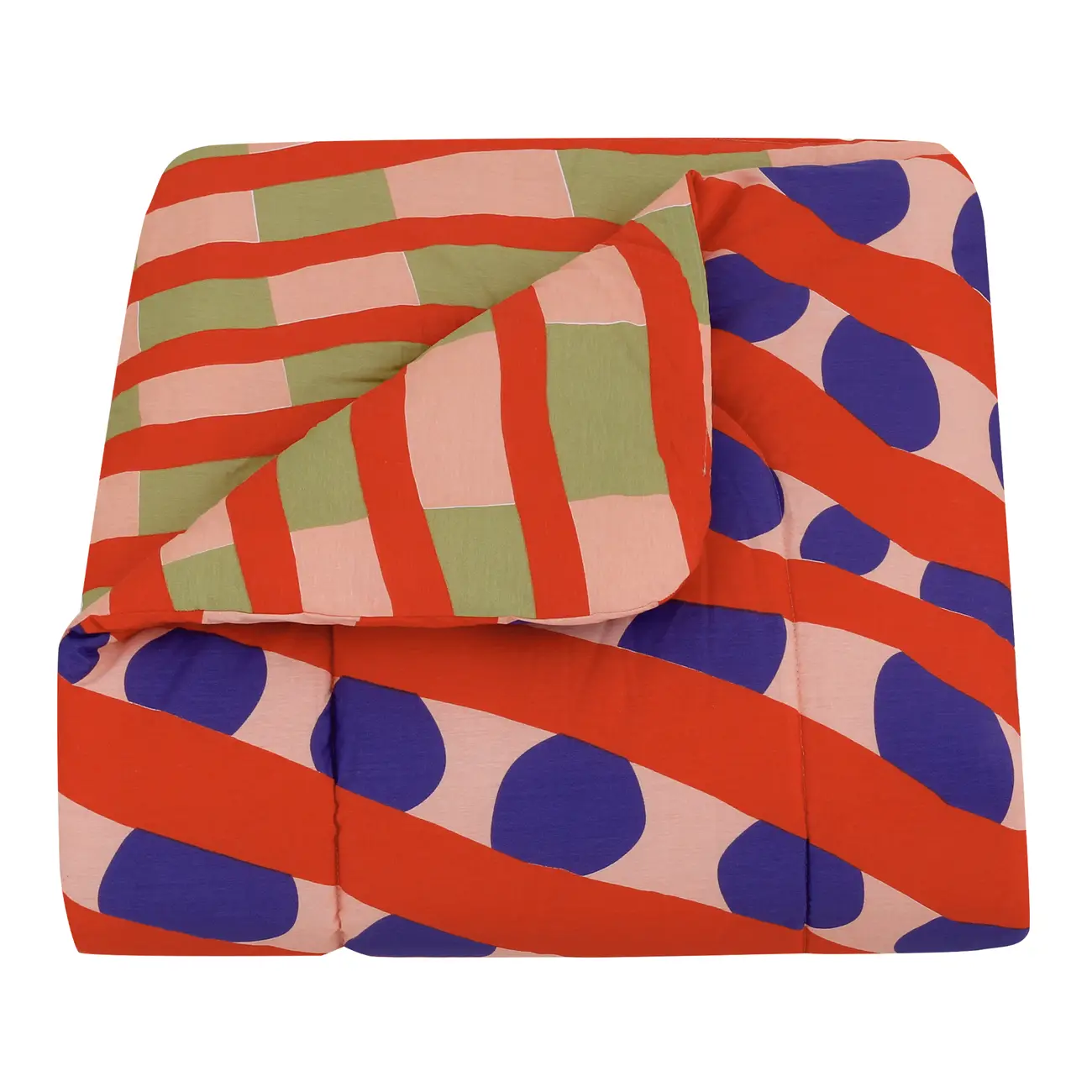 EDREDOM DUPLA-FACE CASAL/QUEEN 2,40 M X 2,50 M MISTURINHA - MULTICOR - Foto 4