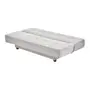 SOFÁ-CAMA 3 LUGARES OTO - DOUCEUR CINZA CLARO - Foto 6