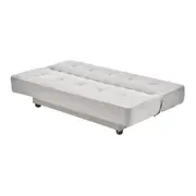 SOFÁ-CAMA 3 LUGARES OTO - DOUCEUR CINZA CLARO - Foto 6