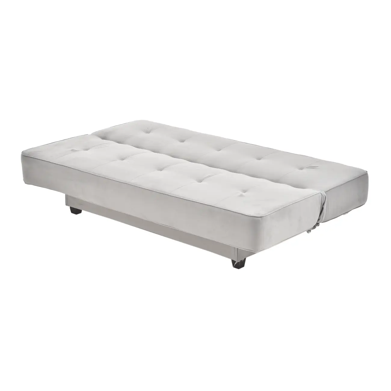 SOFÁ-CAMA 3 LUGARES OTO - DOUCEUR CINZA CLARO - Foto 6