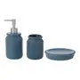 KIT BANCADA 3 PEÇAS THIER - BLEU CENDRÉ/PRATA LUNAR - Foto 1