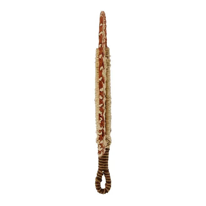 LEQUE DECORATIVO 39 CM HELBRON - FIBRA CLARA/CANELA DO CEILÃO - Foto 4