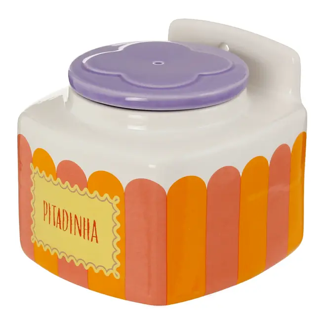 SALEIRO COM TAMPA CIRCUS - BRANCO/MULTICOR - Foto 2