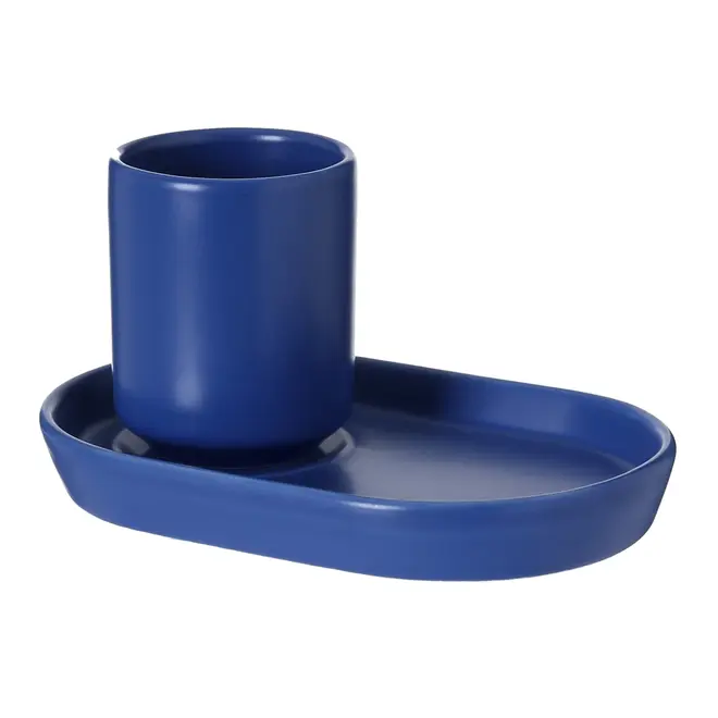 COPO CAFÉ 140 ML COM PIRES PARA PETIT FOUR GO-TO - AZUL COBALTO - Foto 2
