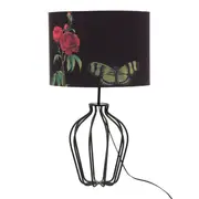 LUMINÁRIA DE MESA ANFORA C/CUP NATUREZA - PRETO/MULTICOR - Foto 3