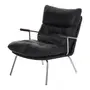 POLTRONA GOOGIE - CROMADO/PRETO - Foto 2
