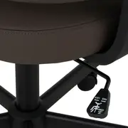 CADEIRA HOME OFFICE BICORNE - PRETO/RHINOCERONTE - Foto 9