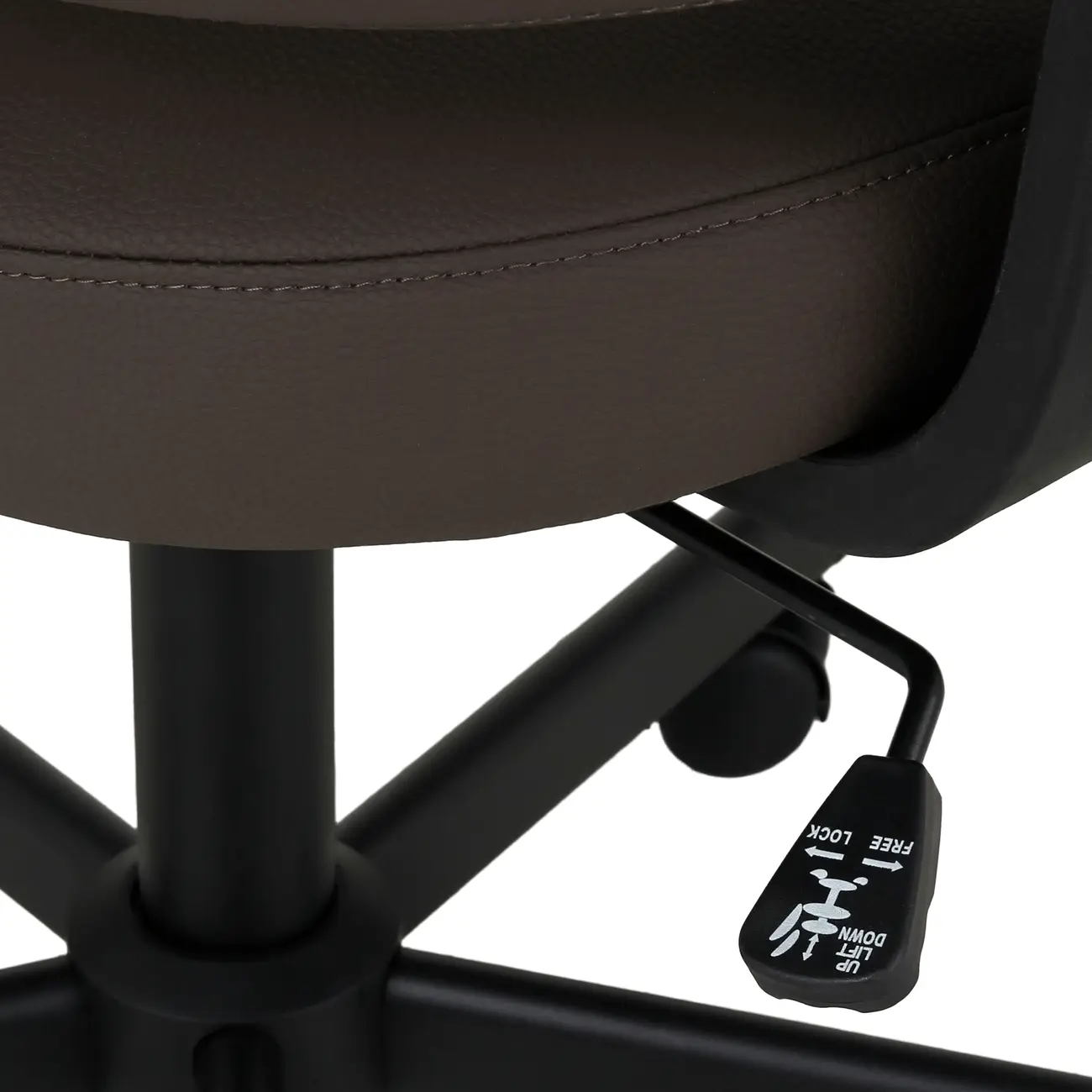 CADEIRA HOME OFFICE BICORNE - PRETO/RHINOCERONTE - Foto 9