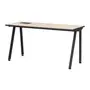 MESA 1,50 M X 60 CM COM CAIXA PARA CONECTIVIDADE ALETA - KONKRET/OAK TAMMI - Foto 2