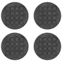 PRETO - PORTA-COPOS COM 4 RUBBER