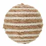 BOLA DECORATIVA 9 CM MELINDI - FIBRA CLARA/FIBRA CASTANHA - Foto 1