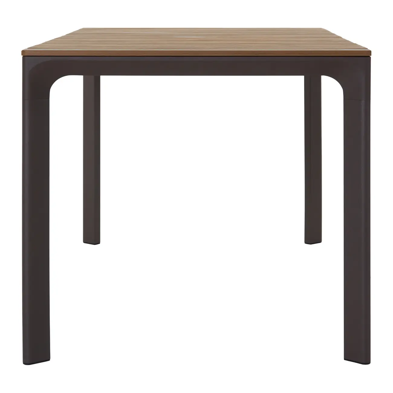 MESA PARA ÁREA EXTERNA 1,65 M X 80 CM SUMMERLAND - CAFÉ/NOZES - Foto 6