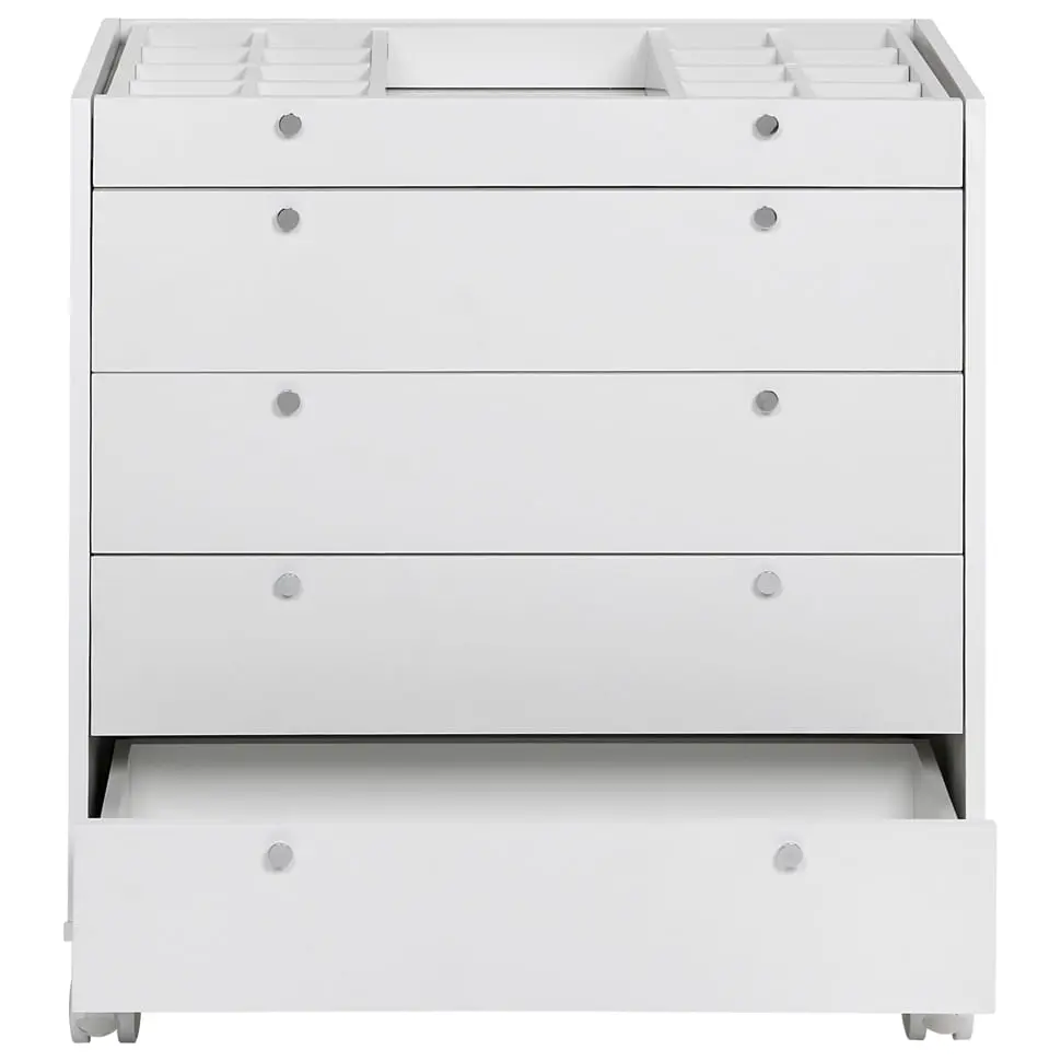 NAMI ESTRUTURA CÔMODA 5 GAVETAS 80X45 - BRANCO - Foto 3