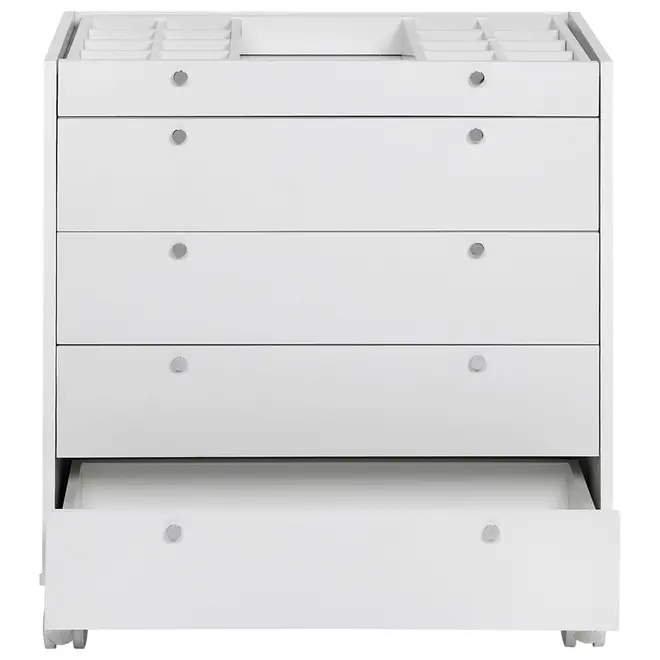 NAMI ESTRUTURA CÔMODA 5 GAVETAS 80X45 - BRANCO - Foto 3