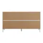 CÔMODA 6 GAVETAS 1,50 M X 42 CM SLEEK - BRANCO/GRANILITE - Foto 7