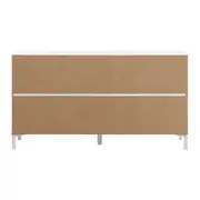 CÔMODA 6 GAVETAS 1,50 M X 42 CM SLEEK - BRANCO/GRANILITE - Foto 7