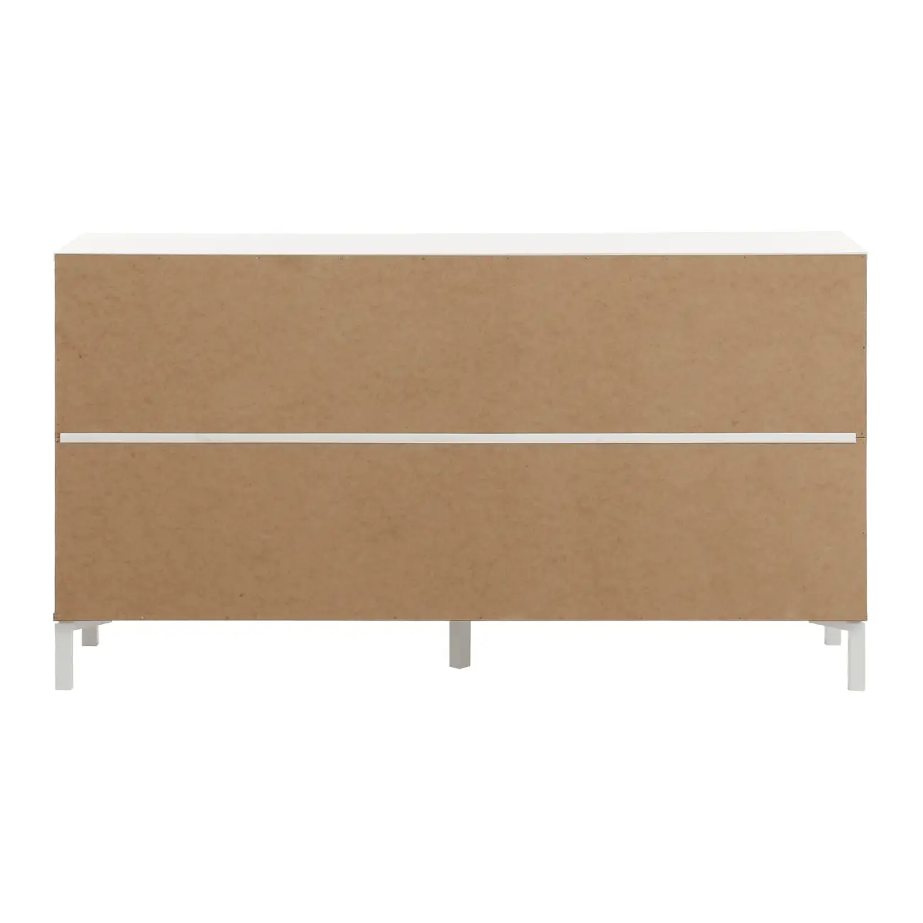 CÔMODA 6 GAVETAS 1,50 M X 42 CM SLEEK - BRANCO/GRANILITE - Foto 7
