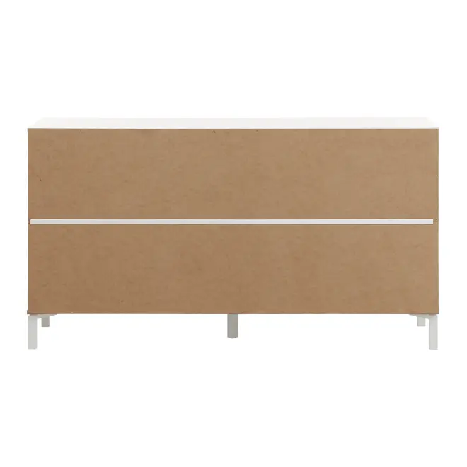 CÔMODA 6 GAVETAS 1,50 M X 42 CM SLEEK - BRANCO/GRANILITE - Foto 7