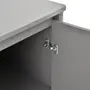 CÔMODA 4 GAVETAS/1 PORTA 1,22 M X 50 CM MON DIEU - GRIS BRULÉ - Foto 10