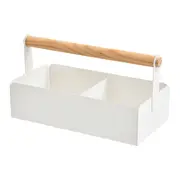 PORTA-OBJETOS FOLDING - BRANCO/PINUS NATURAL - Foto 1